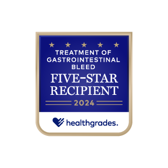Healthgrades Gastrointestinal Bleed 5 Star award #21
