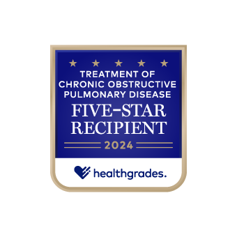 Healthgrades Chronic Obstructive Pulmonary Disease 5 Star award #20