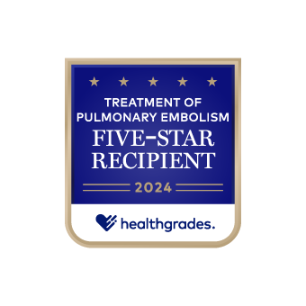 Healthgrades Pulmonary Embolism 5 Star award #23