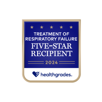 Healthgrades Respiratory Failure 5 Star award #24