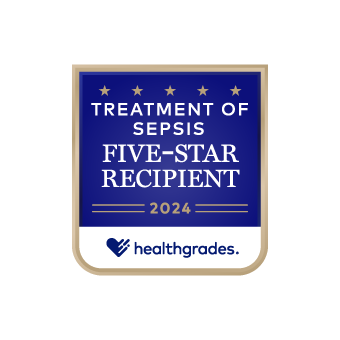 Healthgrades Treatment of Sepsis 5 Star award #25