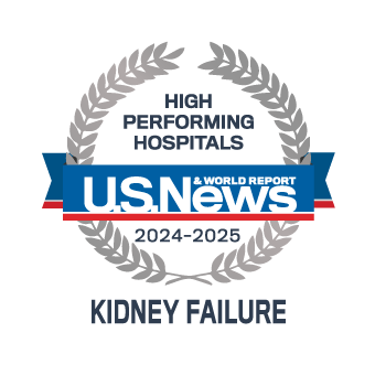 US News High Performing Kidney Failure award #8