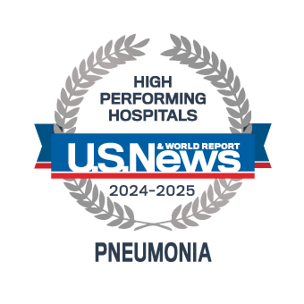 US News High Performing Pneumonia award #8